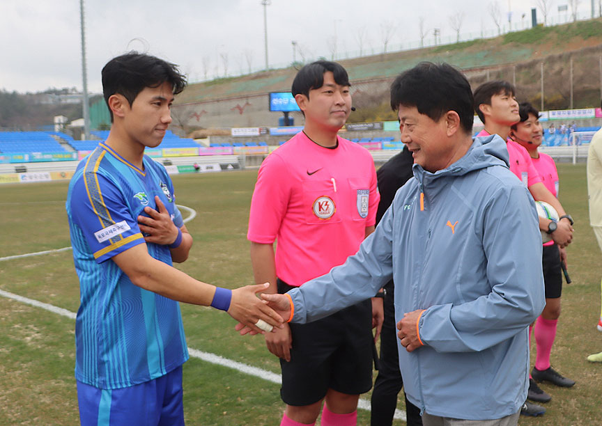 FC목포 현장 인사 사진